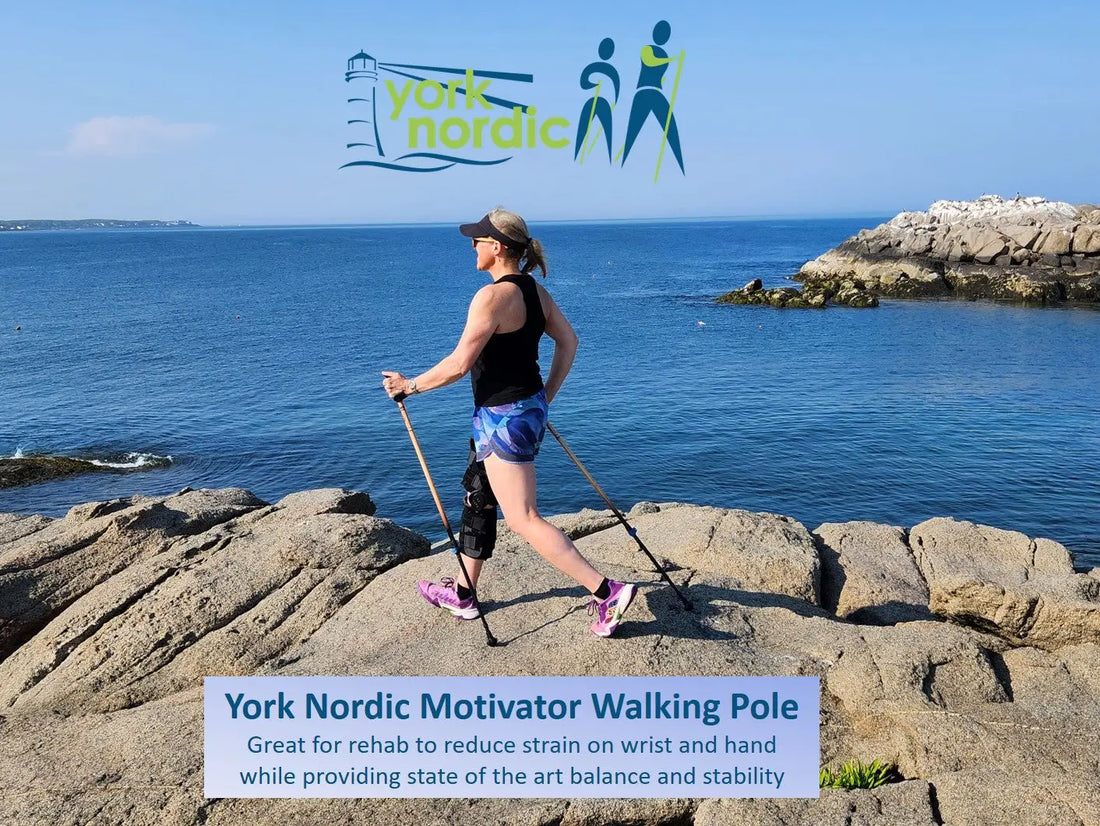 York Nordic Motivator Walking Poles for Rehab