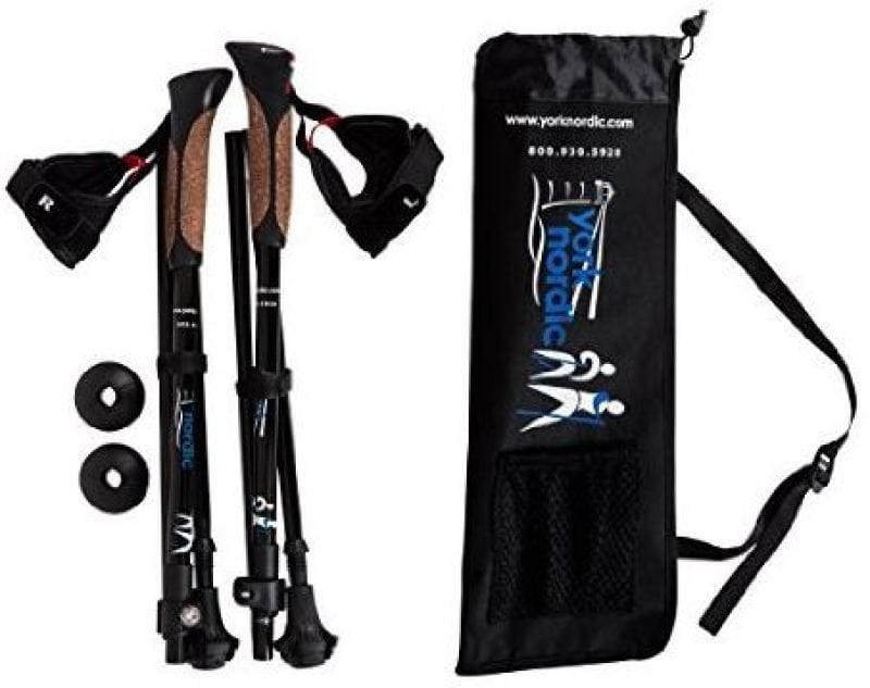 NEW NORDIC GRIP OPTION FOR SHORTER LENGTH FOLDING TRAVELER WALKING POLES