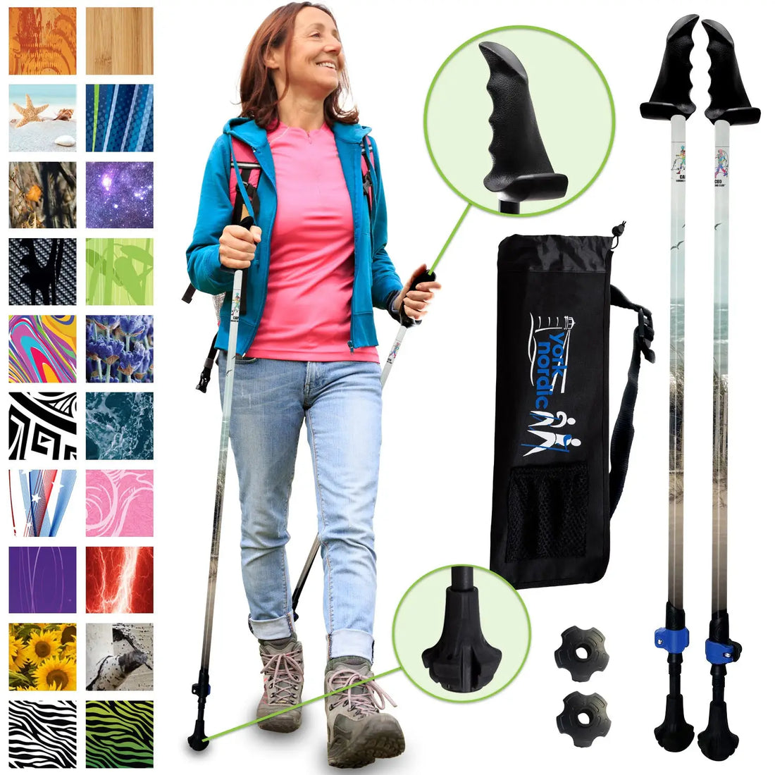 York Nordic Motivator Walking Poles