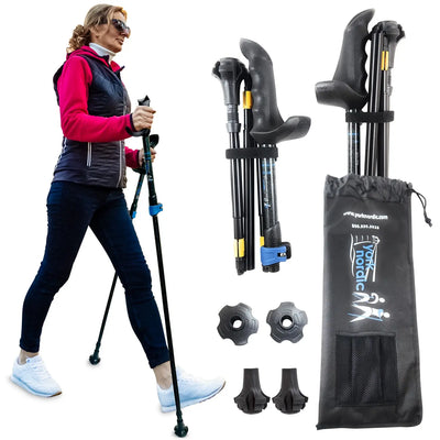 York Nordic Introduces the Motivator Folding Travel Poles