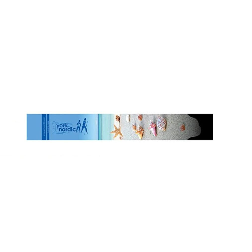 Beach & Street Walking Poles - Shells Design - Choice of Grips - 2 poles Tips Bag - For Heights up