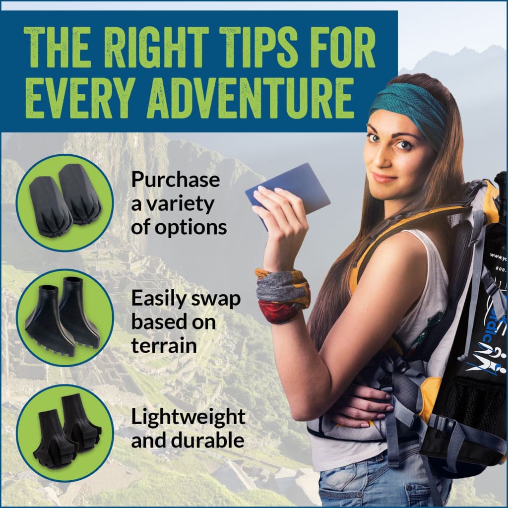 Four Pack of Extra Durable Rubber Replacement Tips (Replacement Feet - Paws - Ferrules - Caps)