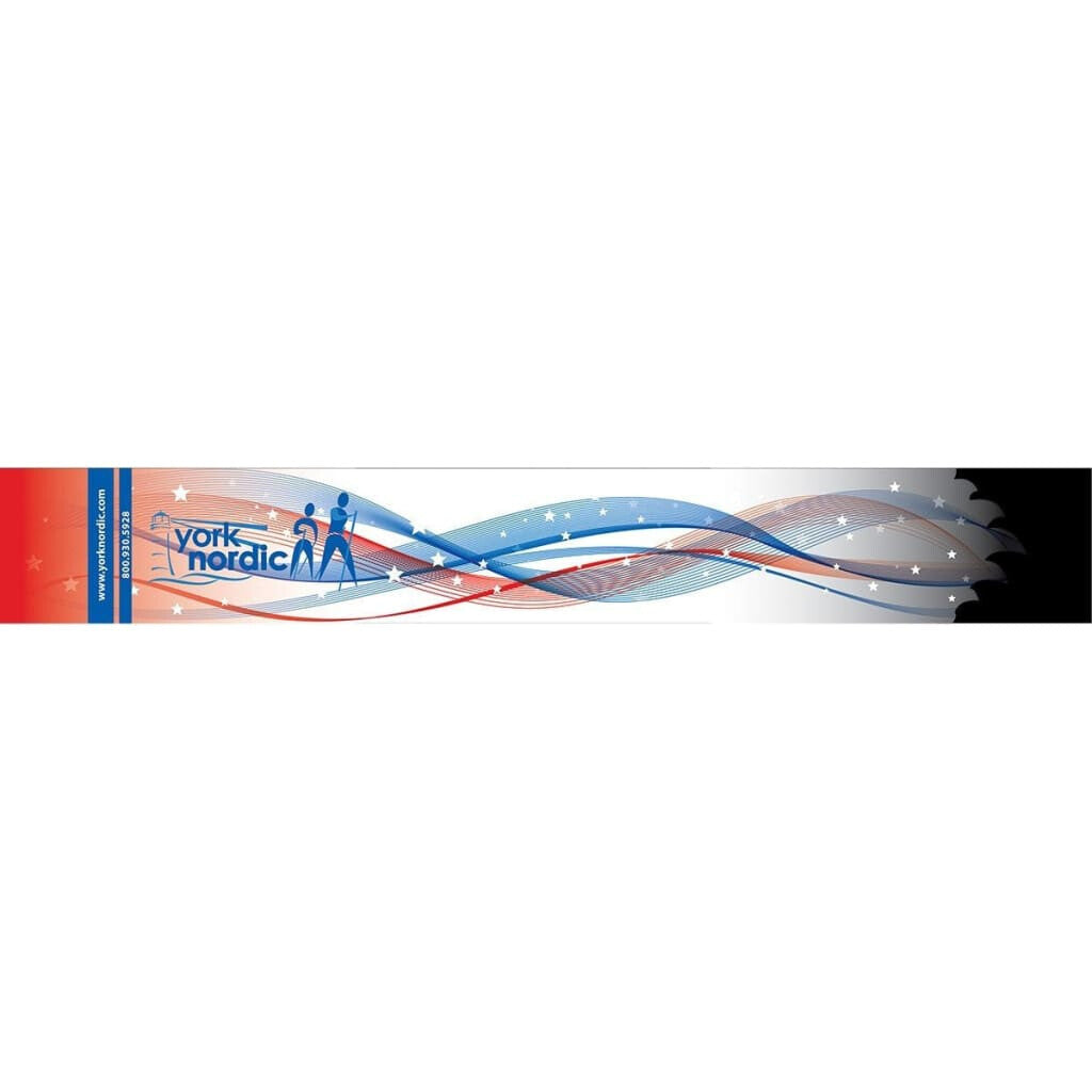 GO USA Walking Poles - Stars & Stripes Design - Choice of Grips - 2 poles Tips Bag - For Heights up