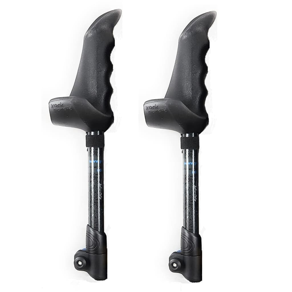 Motivator Folding Travel Poles for Balance and Rehab - Patented Stability Grips - Lightweight