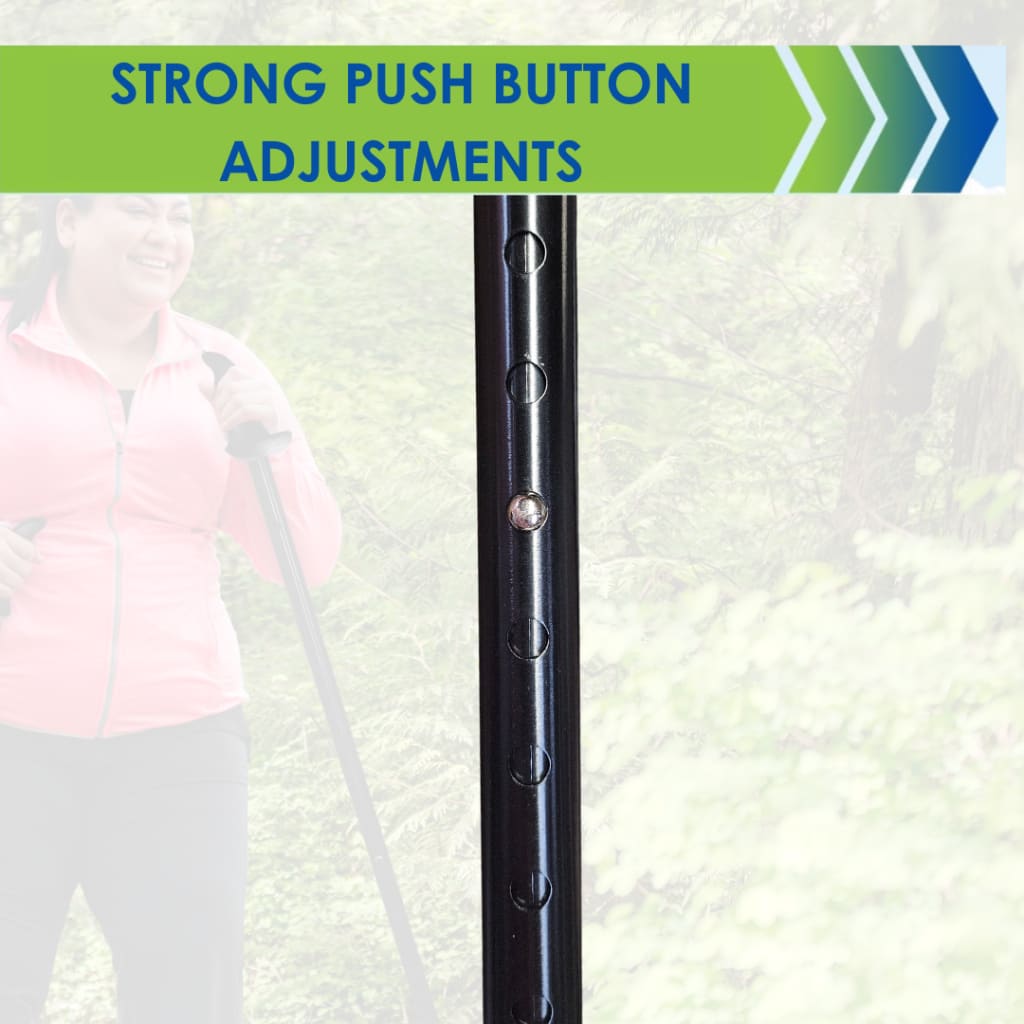 Motivator Big & Tall Walking Poles for Balance and Rehab - Heavy Duty Larger Patented Stability