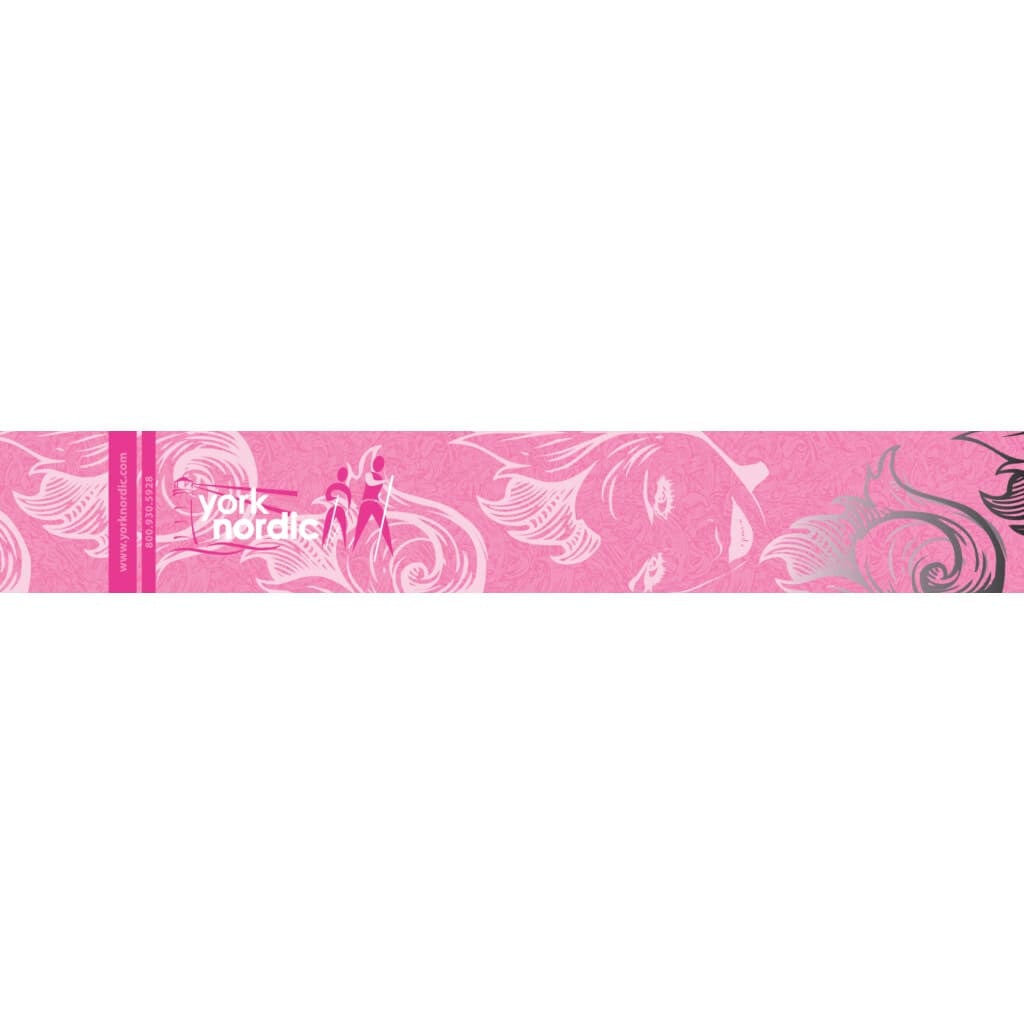 Pink Cure Series Hiking - Trekking - Walking Poles - 2 pack w-flip locks detachable feet and travel