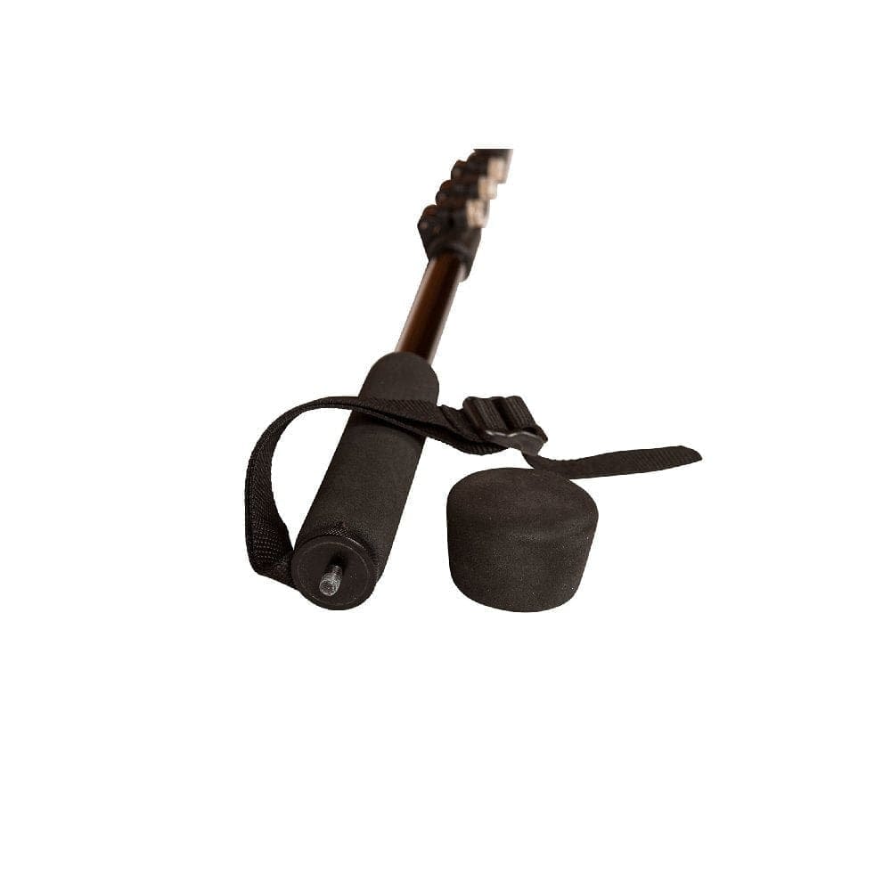 PRO Collapsible Trekking - Hiking - Walking Poles - pair w- GoPro Camera Mount flip locks