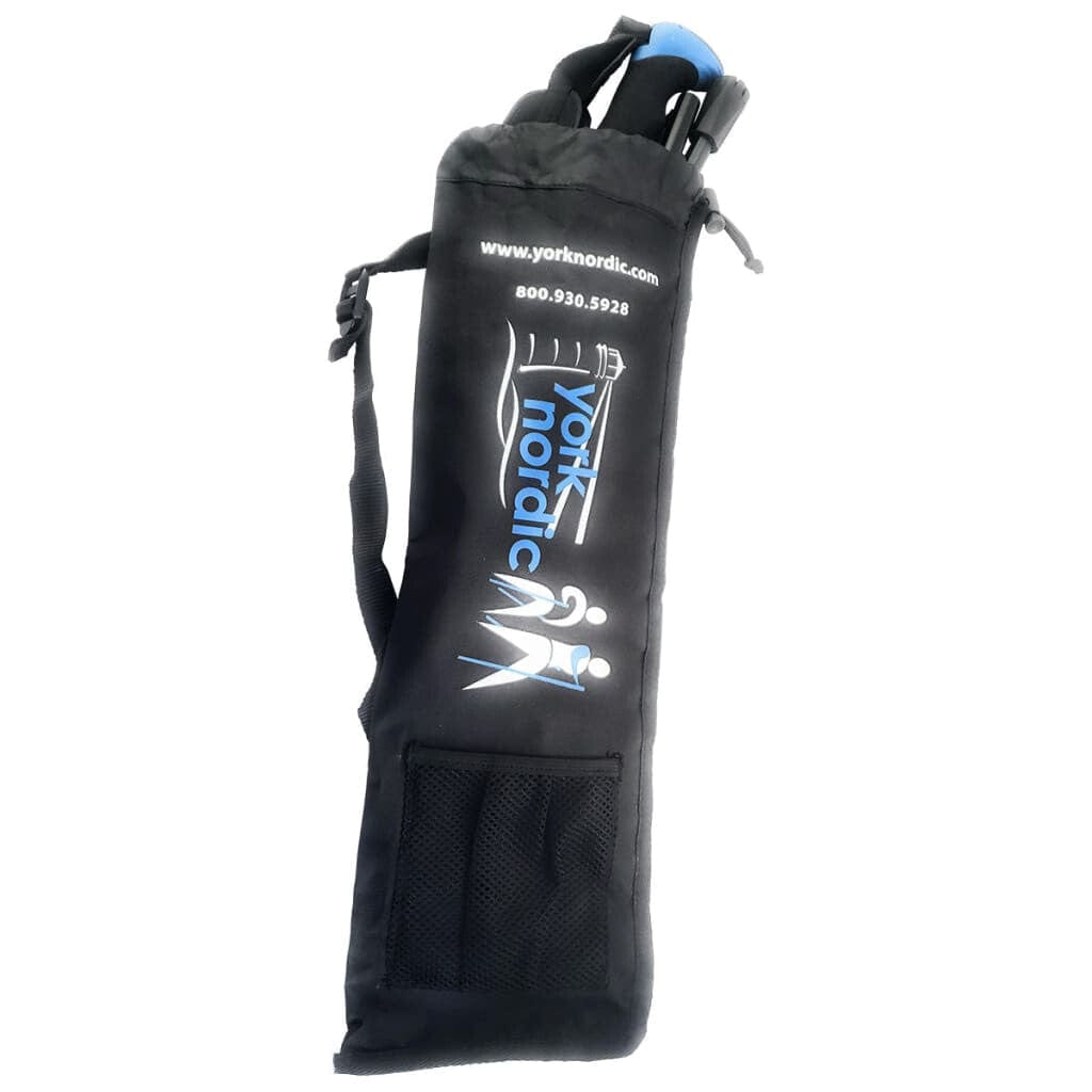 Travel Folding Walking & Hiking Poles - 13.5 in with Rubber Feet Baskets and Bag - Available 3