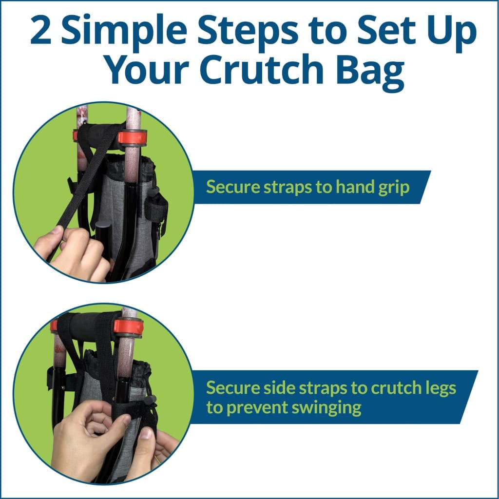 York Nordic Underarm Crutch Bag - Crutches