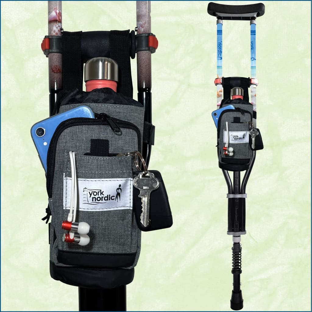 York Nordic Underarm Crutch Bag - Crutches