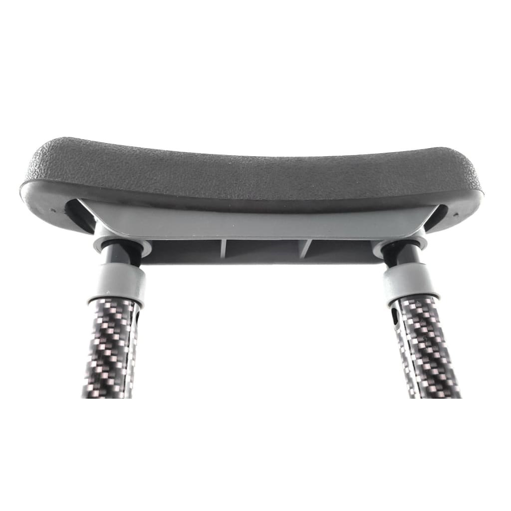 Adjustable Spring Cushion Crutches Perfect for Sports Injuries and Travel - Heights 4’7’’ to 6’6’’