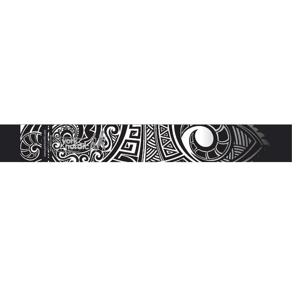 Black Maori Tattoo Hiking - Walking Poles w-flip locks detachable feet and travel bag - 2 poles