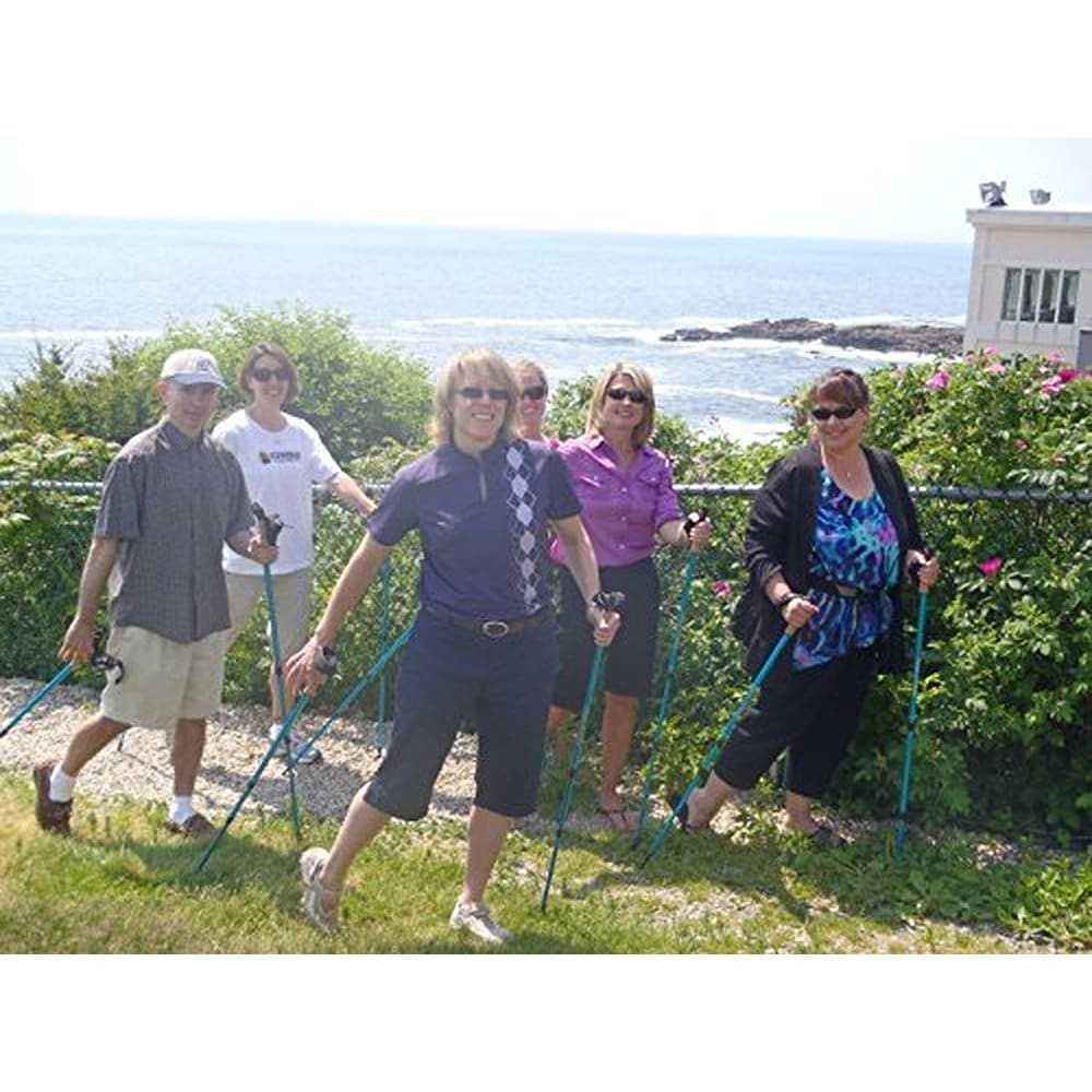 Purple Haze Walking Poles - Pair w-flip locks detachable feet and travel bag - For Heights up
