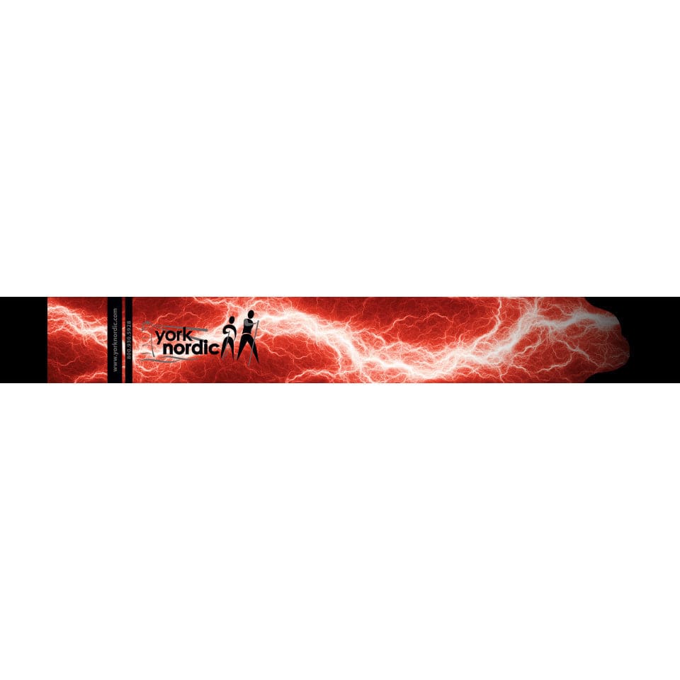 Red Burner Hiking - Walking Poles - 2 pack - adjustable pair w-flip locks detachable feet