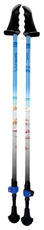 York Nordic Motivator Walking Poles in Beach Design