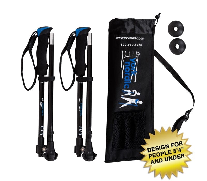 New Line of Shorter Length Walking Poles for People 5 ft 4 in and Shorter