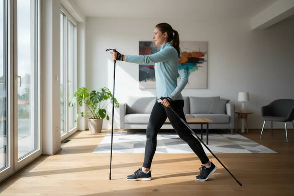 Tips for Pole Walking Indoors – A Winter Necessity!