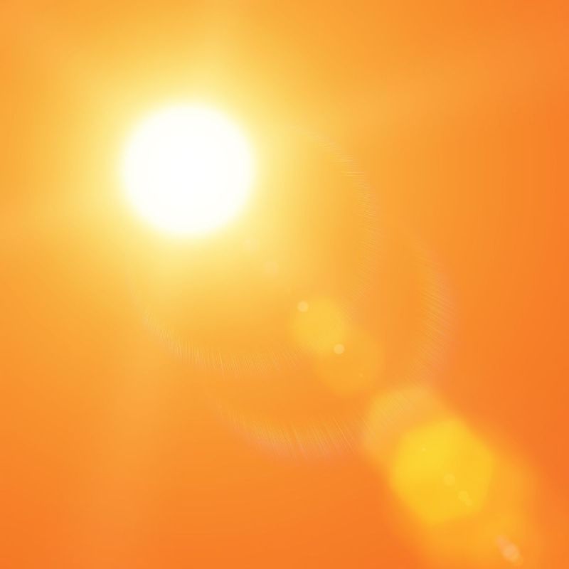 Hot sun