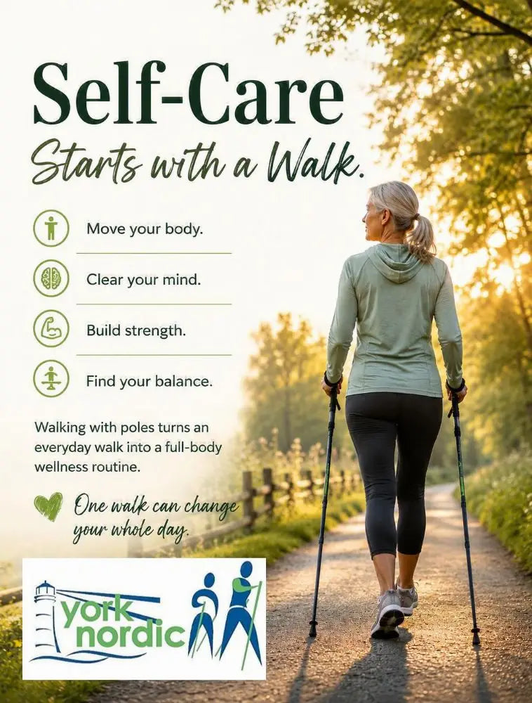 Walking Poles as Part of a Self-Care Routine: One Simple Habit That Benefits Your Body and Mind