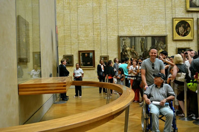 Walking Poles Lead to a One on One With Mona Lisa