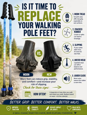 When Should I Replace the Feet on My Walking Poles?