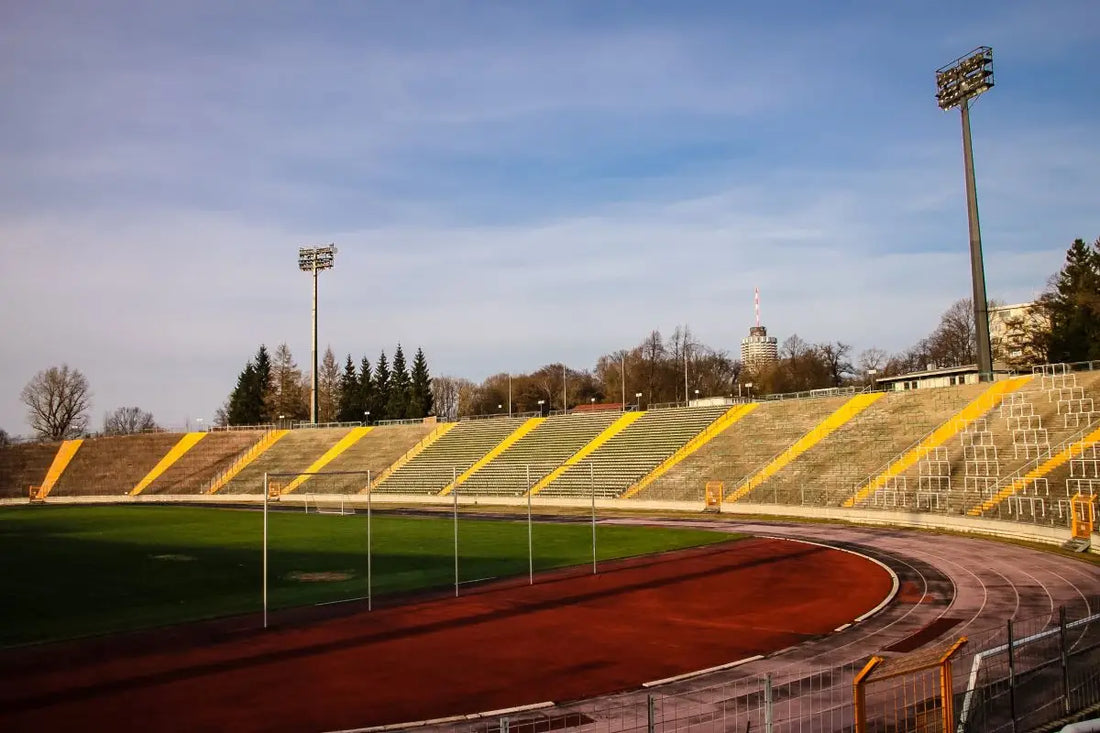 Sports Field with Bleachers