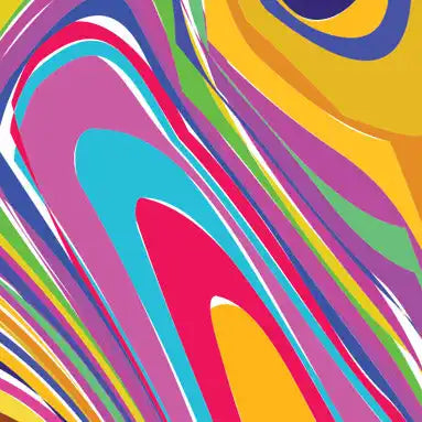 Colorful abstract swirl pattern.