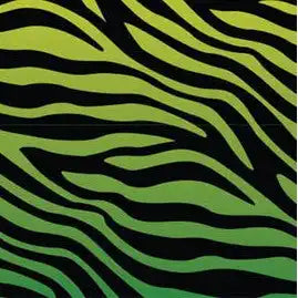 Green and black zebra pattern.