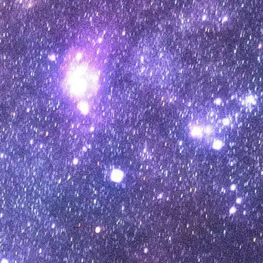 Purple and white starfield.