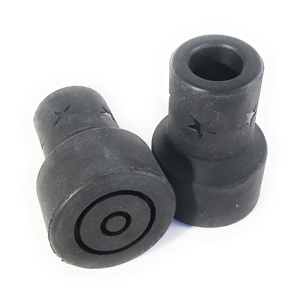 5 Star Extra Durable smartCRUTCH Rubber Tips - Fits ALL Models (PAIR) - Replacement