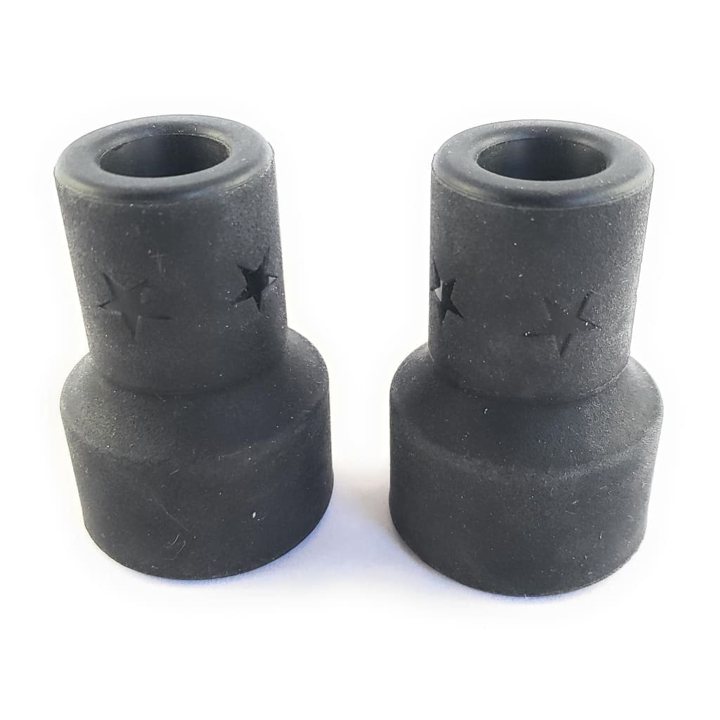 5 Star Extra Durable smartCRUTCH Rubber Tips - Fits ALL Models (PAIR) - Replacement