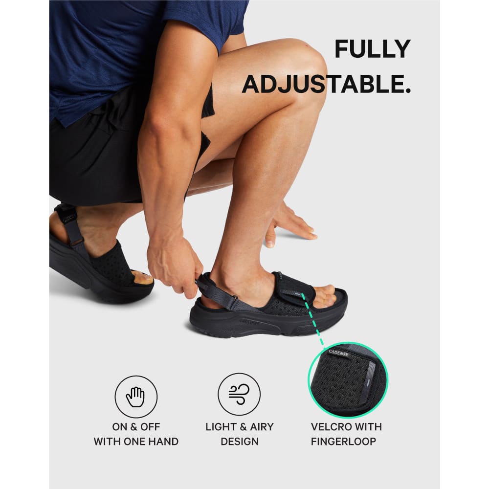 AERIO Men’s Sandal-Slide Hybrid
