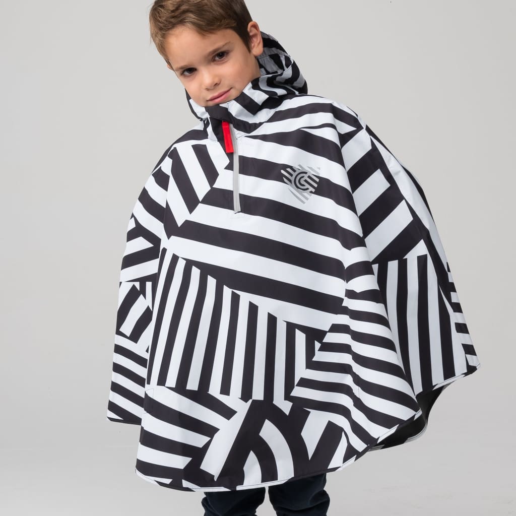 Cleverkid Rain Cape - Dazzle Camo / Regular - Rainwear