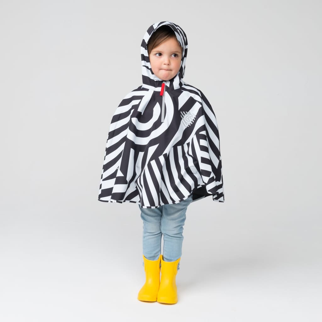 Cleverkid Rain Cape - Dazzle Camo / Short - Rainwear