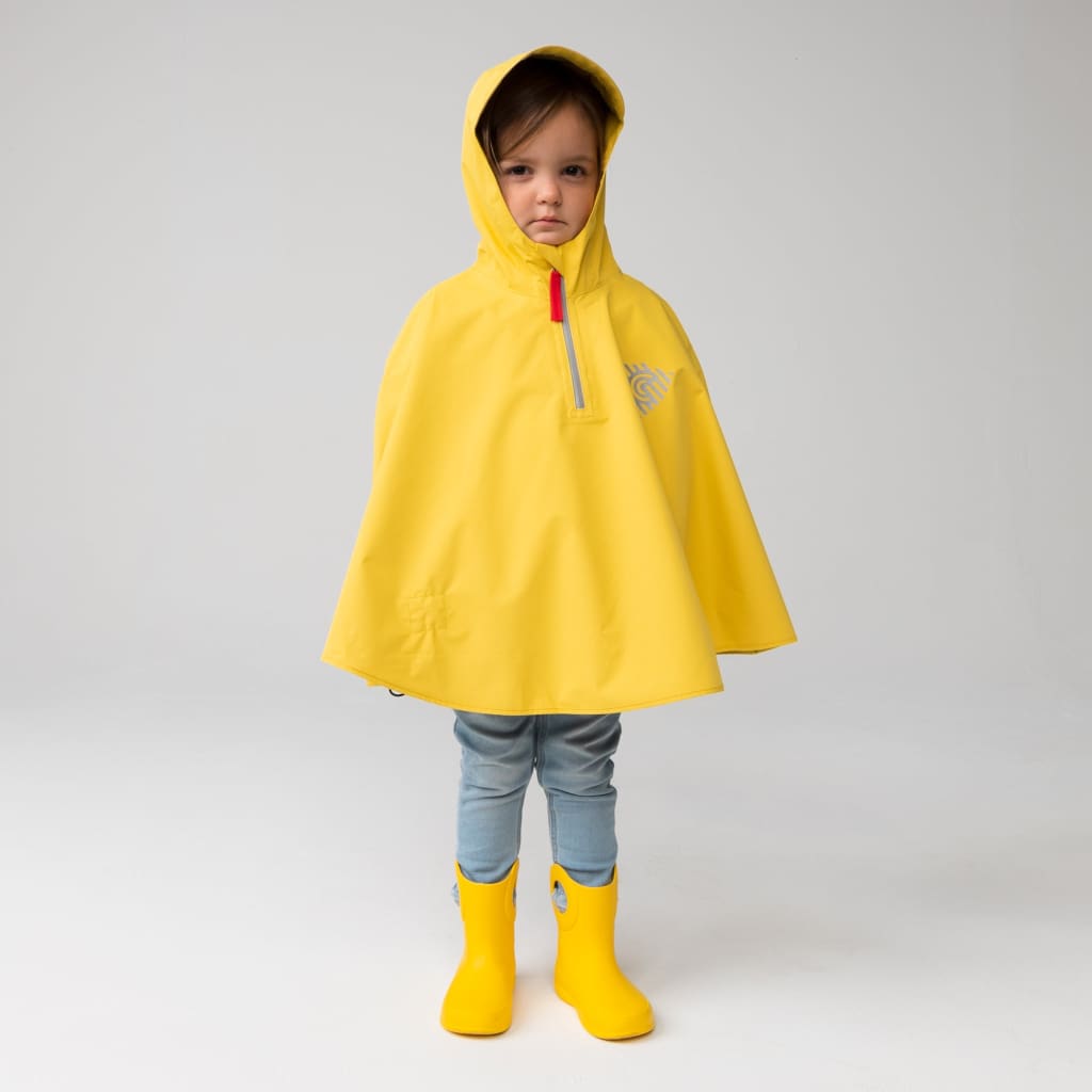 Cleverkid Rain Cape - Hello Yellow / Short - Rainwear
