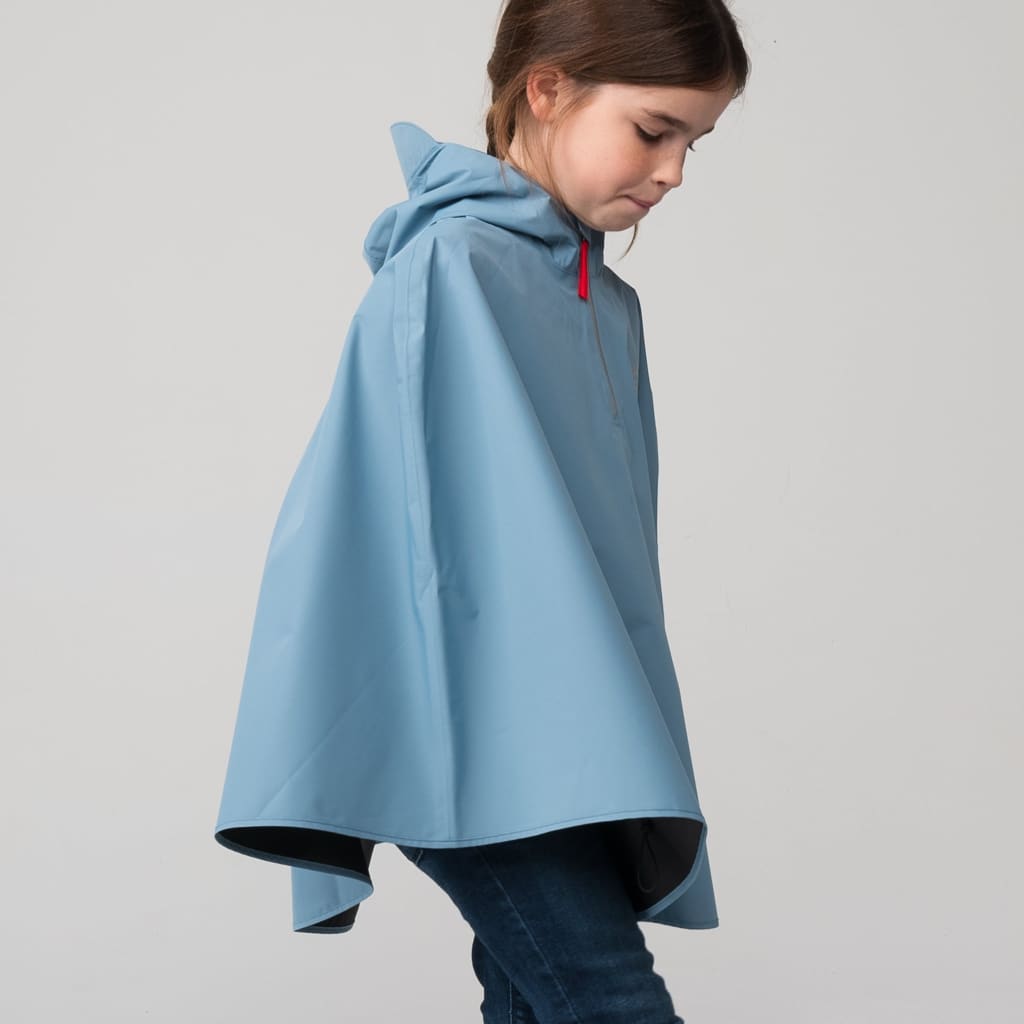Cleverkid Rain Cape - Pluto Blue / Tall - Rainwear
