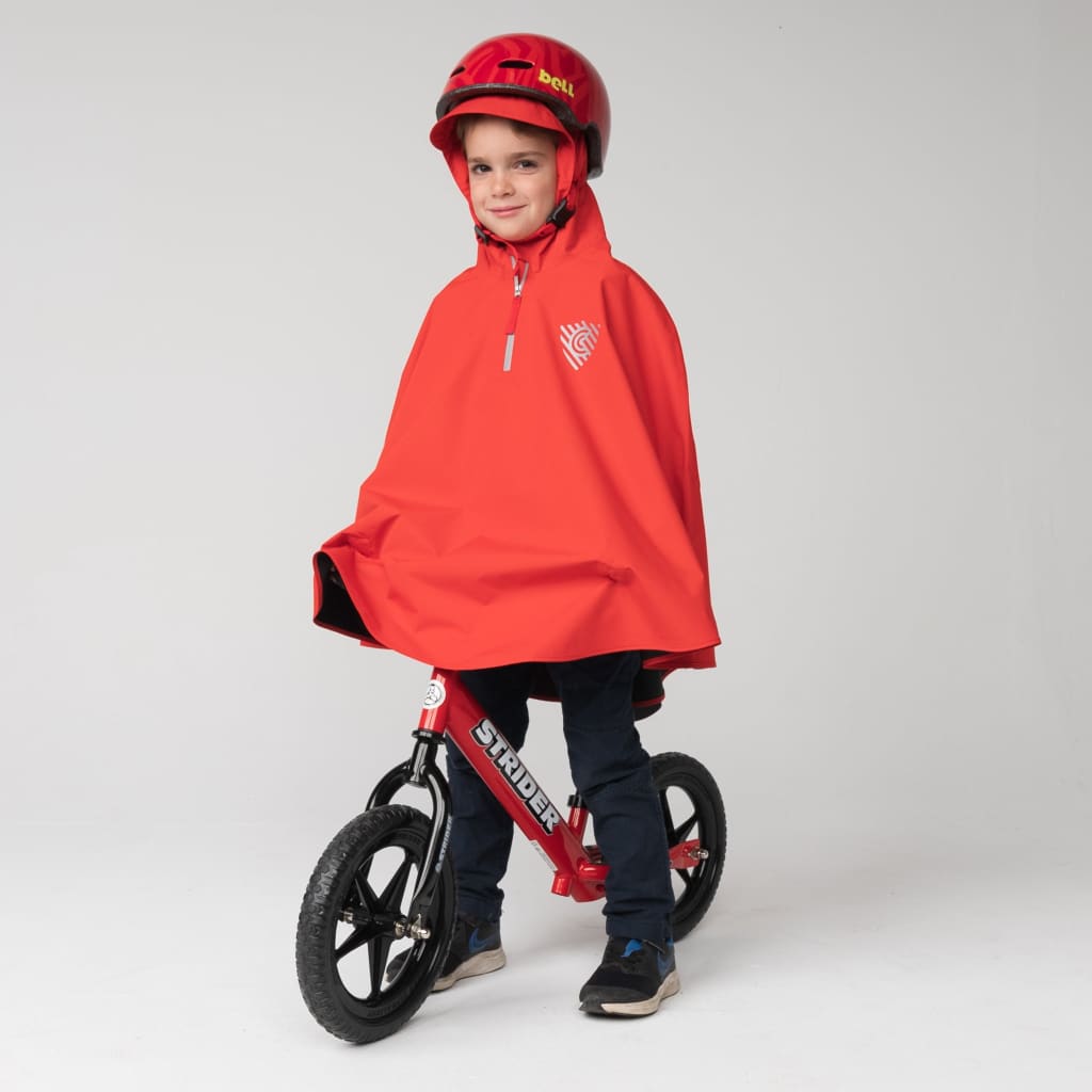 Cleverkid Rain Cape - Ready Red / Regular - Rainwear