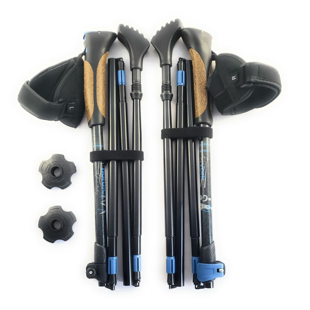 Collapsible walking sales sticks for travel