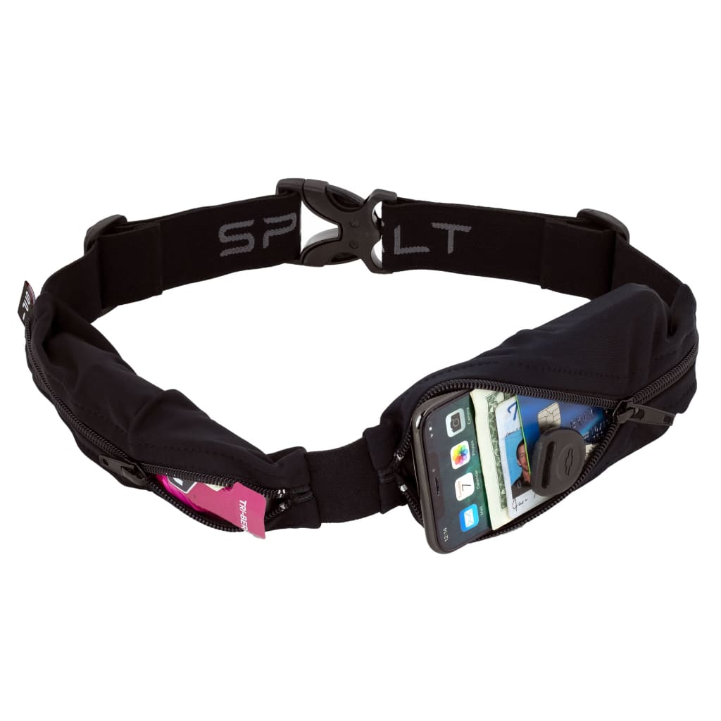 Dual Pocket PRO - Black with zipper - Running
