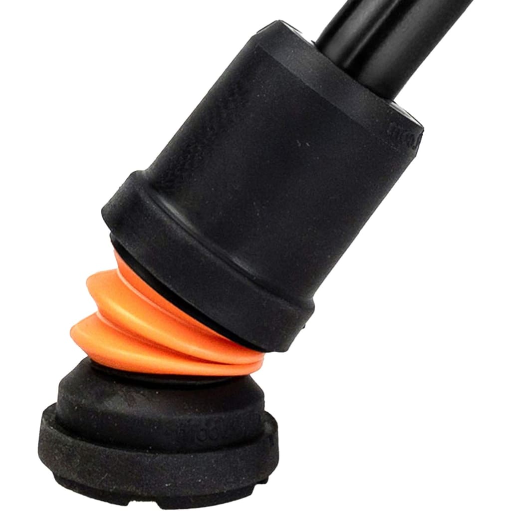 Flexyfoot Shock Absorbing Crutch and Walking Pole Ferrules - Fits Motivator Super Duty smartCRUTCH