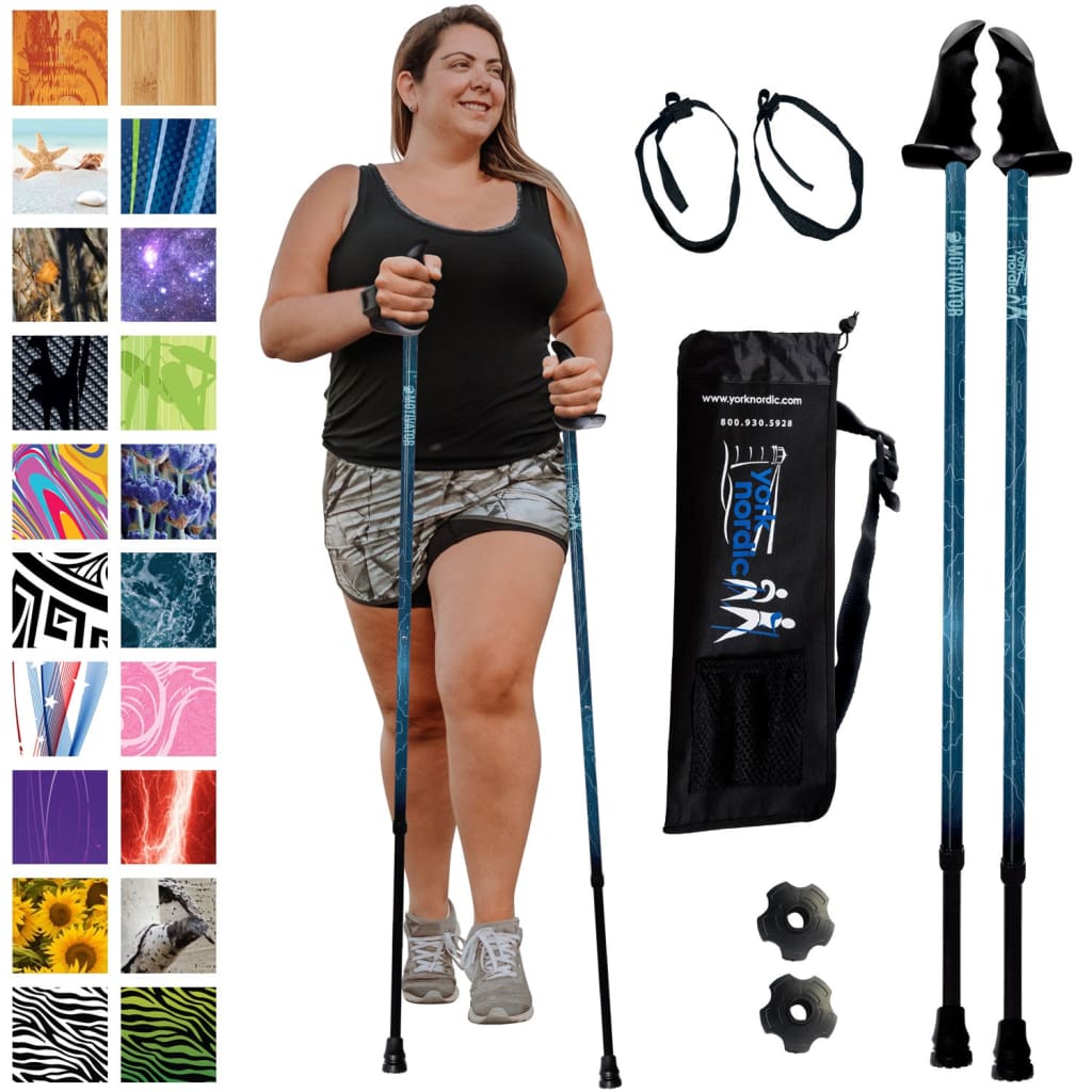 Motivator Big & Tall Walking Poles for Balance and Rehab - Heavy Duty Larger Patented Stability
