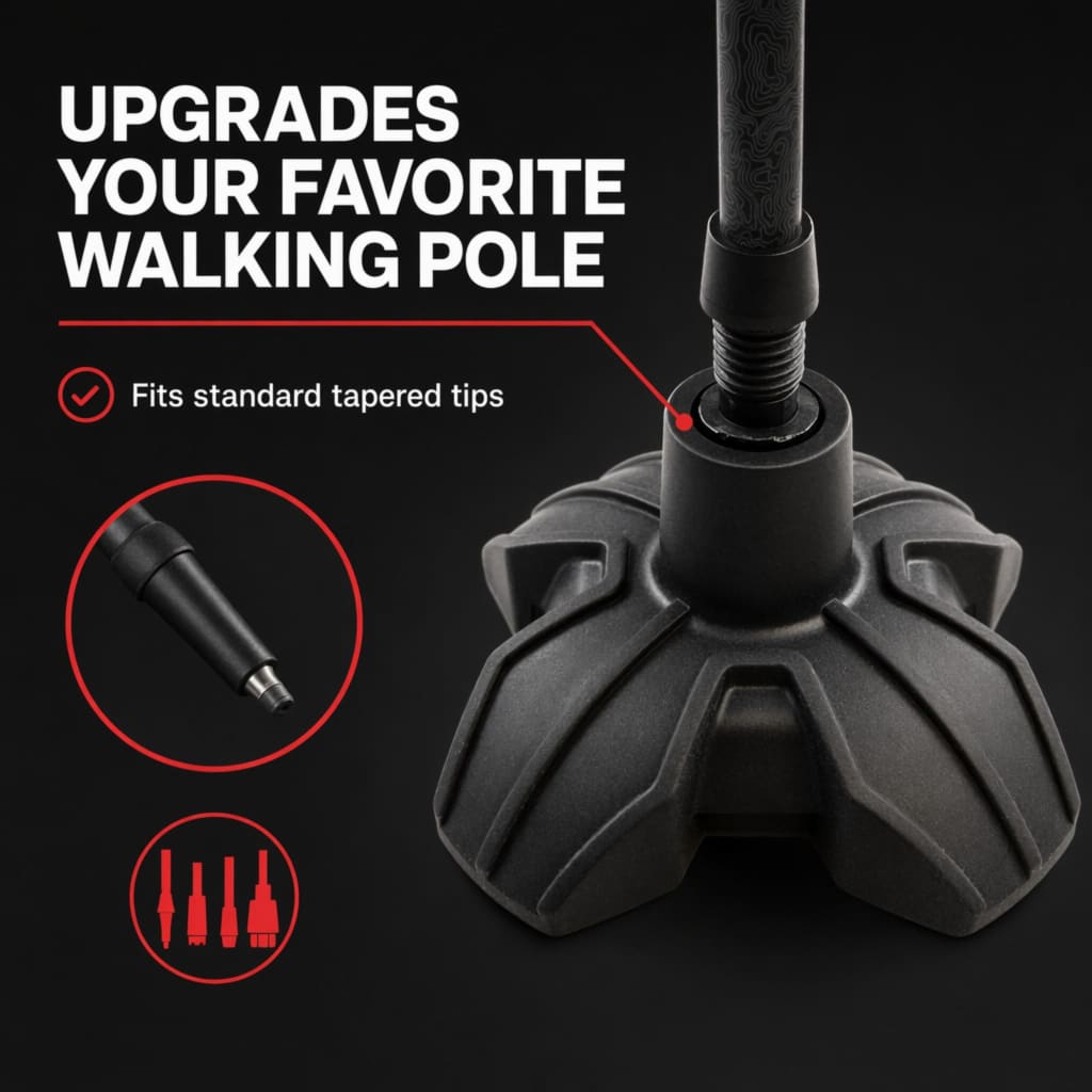 York Nordic Motivator Stand-Up Tips (Set of 2) – Works on all Poles