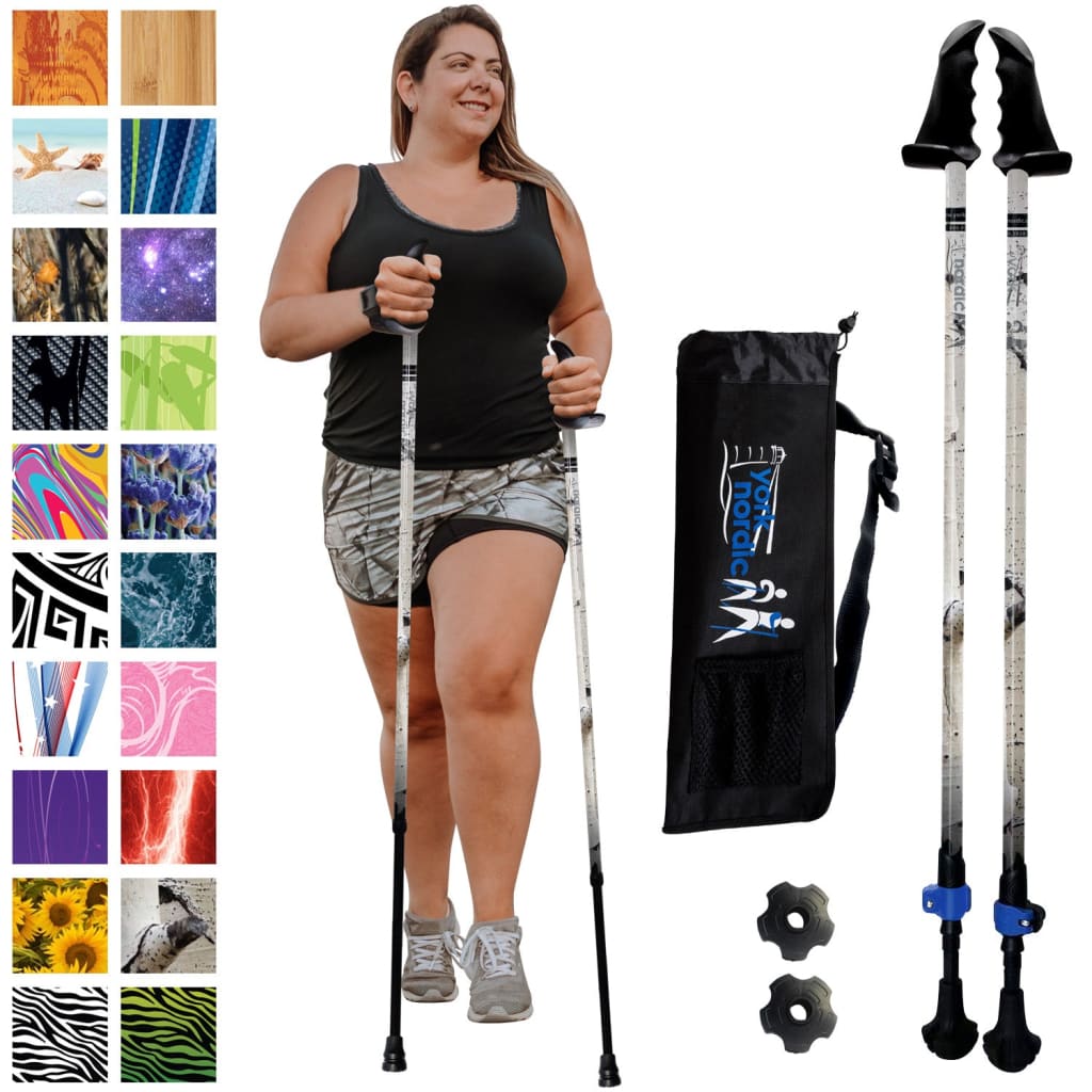 Motivator Super Duty Walking Poles for Balance and Rehab - Larger Patented Stability Grips