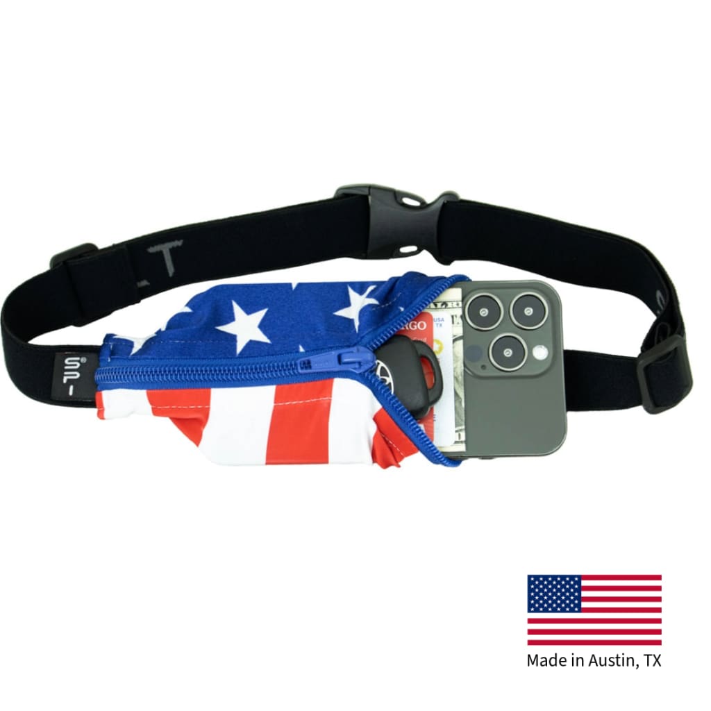 The Original SPIbelt Running Belt - Stars and Stripes