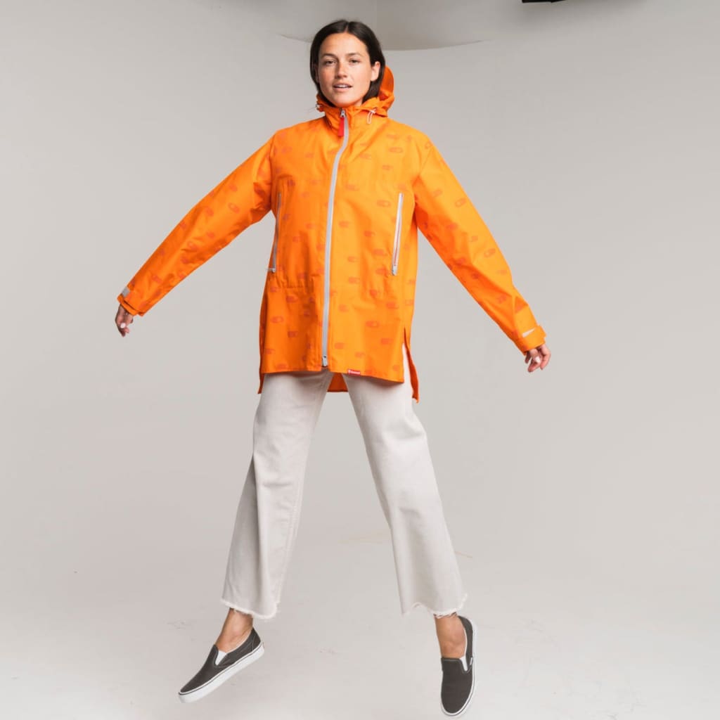 Zipster Jacket - Orange Flash / S - Rainwear