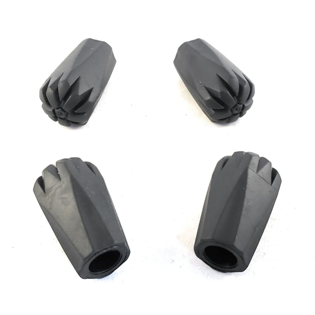 Four Pack of Extra Durable Rubber Replacement Narrow Profile Trekking Tips (Replacement Feet - Paws